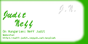 judit neff business card